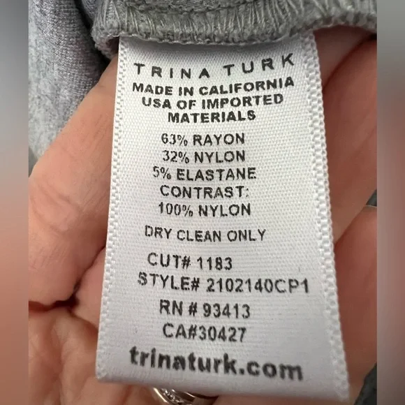 NWOT Womens Trina Turk Pouf Sleeve Sweatshirt. Size S - Picture 6 of 7